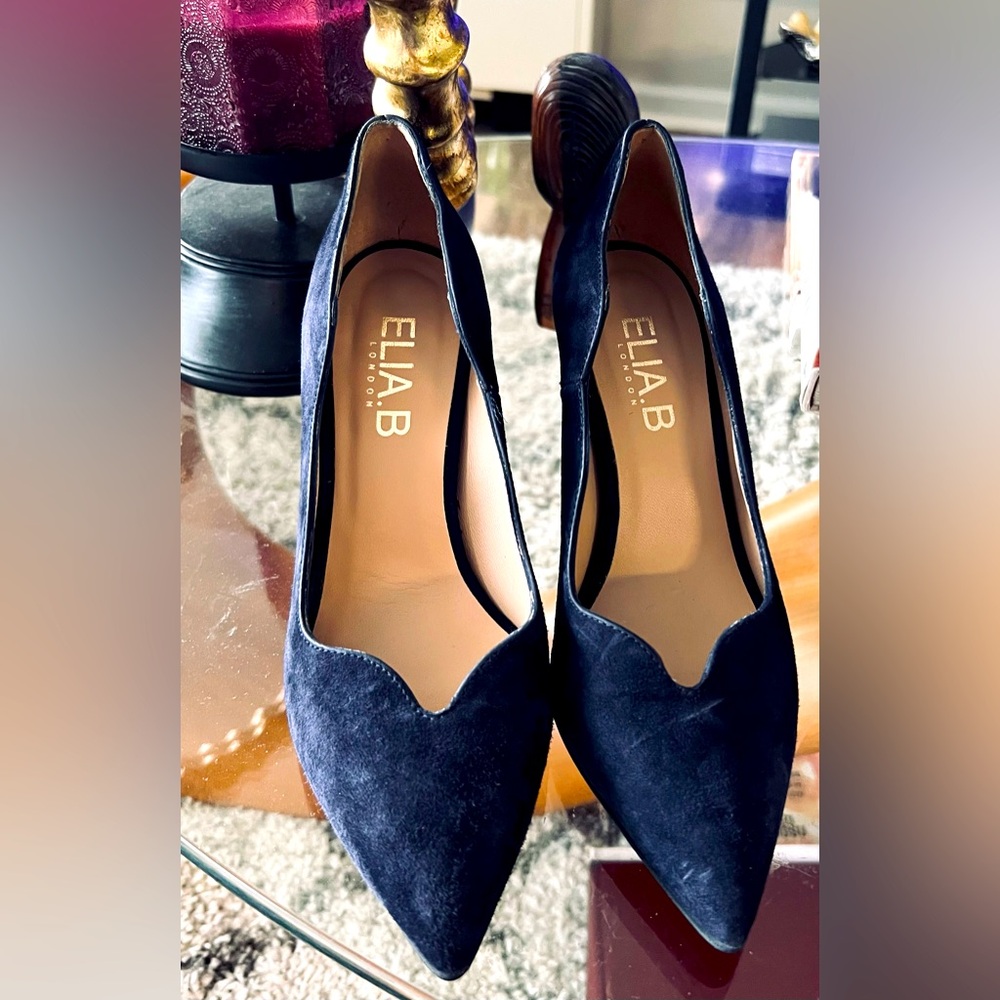 Eliab London Suede Heels